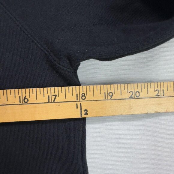 Bella+Canvas Sweatshirt Women's S Black Fleece Minimalist Cozy Casual - Picture 4 of 5